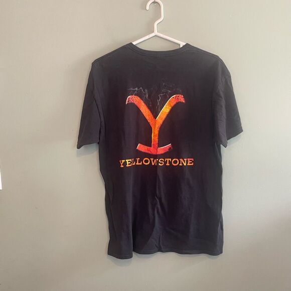 Yellow stone Other - Yellow Stone Unisex Crew neck Short Sleeve Smoked Loo Graphic Tee Black Large